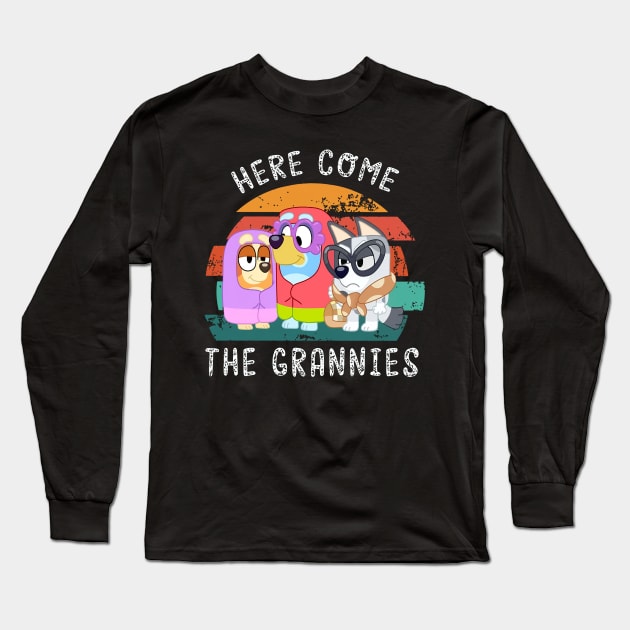 The Grannies Kids Long Sleeve T-Shirt by Radenpatah